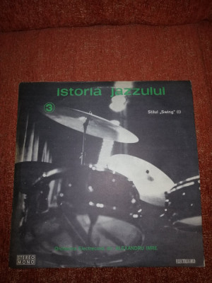 Istoria Jazzului 3 Orchestra Electrecord Alexandru Imre Swing vinil vinyl foto