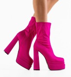 Cumpara ieftin Botine dama Fumnan Fuchsia