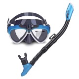 Set scuba diving si snorkeling Aloma WT-2 format din masca si tub, cu sistem prindere camera GoPro Hero 13,12,11,10,9,8,7, SJCAM, Osmo Action