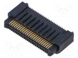 Conector PCB-PCB tată PIN 50 0,8mm ERM8 aurit SMT 1,4A SAMTEC