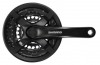 Angrenaj Pedalier Shimano Tourney MTB 48x38x28T, Brat 170mm, 6/7/8 Viteze, Negru