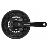 Angrenaj pedalier Shimano Tourney MTB 48X38X28T brat 170MM pentru 6/7/8 viteze p... Cod:EFCTY501C888CLB