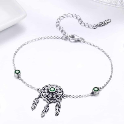 Bratara Din Argint Dreamcatcher Arg395E foto