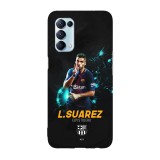 Husa compatibila cu Oppo A55, Viceversa, model Luis Suarez Elpistolero, Silicon, TPU, Transparent, Carcasa