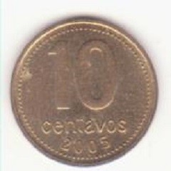 Argentina 10 centavos 2005