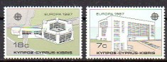 CIPRU 1987, EUROPA CEPT, serie neuzata, MNH foto