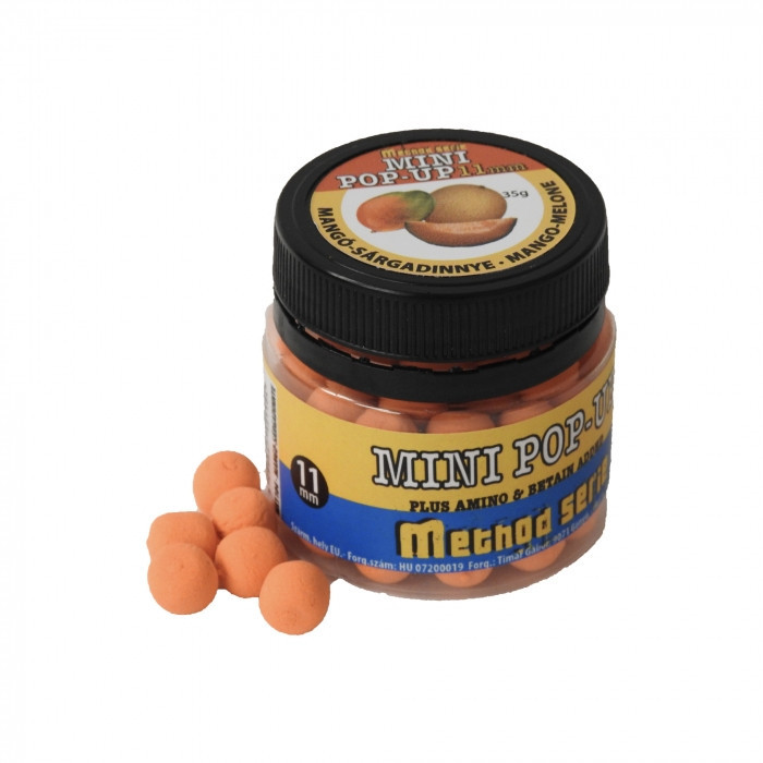 Timar - Momeala flotanta Method Mini Pop Up 35gr - Mango + Pepene Galben 7mm