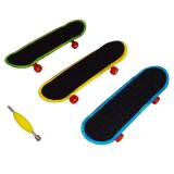 Cumpara ieftin Set mini Skateboard DEPOX&reg;, Fingerboard Light, LED, 9.5 cm, multicolor