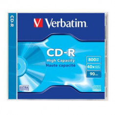 Mediu optic Verbatim CD-R High Capacity 800MB Blank 1 bucata Viteza 40x foto