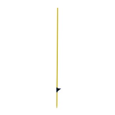 Set 10 st&acirc;lp rotund din fibră de sticlă pentru gard electric 125 cm
