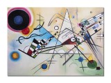 Cumpara ieftin Tablou abstract celebru pictat manual, Composition VIII, 120x90cm ulei pe panza, reproducere Wassily Kandinsky