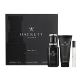 Hackett London Bespoke - Set Cadou (Apa de Parfum 100 ml + Gel de Dus 100 ml + Apa de Parfum 10 ml), Barbati