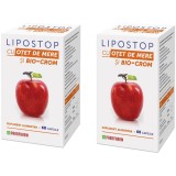 Pachet Lipostop cu Otet de Mere si Bio-Crom 60cps + 60cps