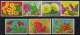 GUINEEA ECUATORIALA 1976 - Flori / serie completa MNH