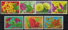 GUINEEA ECUATORIALA 1976 - Flori / serie completa MNH