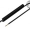 Cablu spiralat neecranat 5x0,22mm2 PUR negru 1,5m-6m 300V