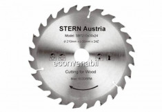 Disc Taiere Lemn pentru Fierastrau Circular Stern SBT210/24 foto