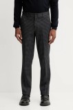 HUGO pantaloni culoarea gri, mulata, 50549556