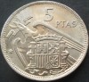Moneda 5 PESETAS - SPANIA, anul 1971 *cod 1392 C (varianta Franco 1957) = A.UNC, Europa