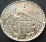 Moneda 5 PESETAS - SPANIA, anul 1971 *cod 1392 C (varianta Franco 1957) = A.UNC