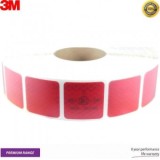 Banda Reflectorizanta Rosie 3M Diamond Grade, ECE 104, Clasa III, 55mm, Autoadeziva, Durabila 8 Ani, Prelata, Camion