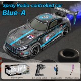 Masina cu telecomanda Drift , lumini, efect de fum (abur), incarcare USB, acumulator inclus 3.7V, 28x12.5x7.7cm