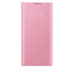 Husa Book Led Samsung pentru Samsung Galaxy Note 10 Roz