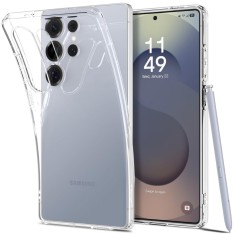 BestCase&reg; Husa Clear Silicon pentru Samsung Galaxy S25 Ultra, Transparent