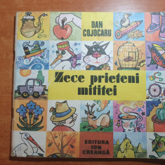 carte pentru copii - zece prieteni mititei - din anul 1990