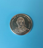 Medalie argint Charles de Gaulle 1890-1970
