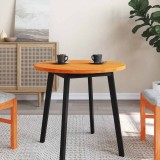 VidaXL Blat de masă rotund, maro ceruit, &Oslash;70x2,5 cm, lemn masiv de pin