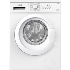 Masina de spalat rufe Samus WSL-5081, 5 kg, Slim, Clasa D, 800 rotatii, 23 programe, Blocare acces copii, Pornire intarziata, Alb