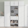 Gossi dulap inalt, alb, 70x42,5x185 cm, lemn prelucrat