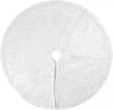 Covoras pentru bradul de Craciun TUPARKA, alb, plus, 90 cm
