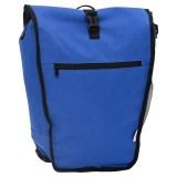 VidaXL Geantă bicicletă Pannier 20L Albastru 34x16x59 cm