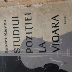 Studiul pozitiei la vioara Caietul I Robert Klenck 1965