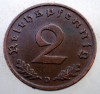 2.638 GERMANIA 2 REICHSPFENNIG 1938 D, Europa, Bronz