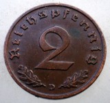 2.638 GERMANIA 2 REICHSPFENNIG 1938 D