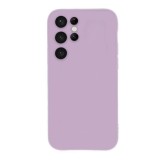 Husa compatibila cu samsung galaxy s23 ultra, matte efect, camera ultra safe, htpmag, mov