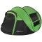 Cort autoexpandabil 4 persoane, 4 ferestre, 2 usi, impermeabil 1000 mm, 280x210x115 cm, verde-negru Household NewTrend