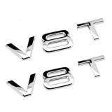 Set 2 embleme V8T pentru aripi Audi , chrom