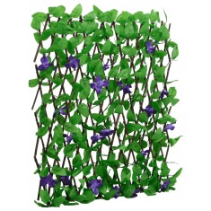 vidaXL&amp;nbsp;Spalier cu iedera artificiala, extensibil, verde, 180x70 cm foto