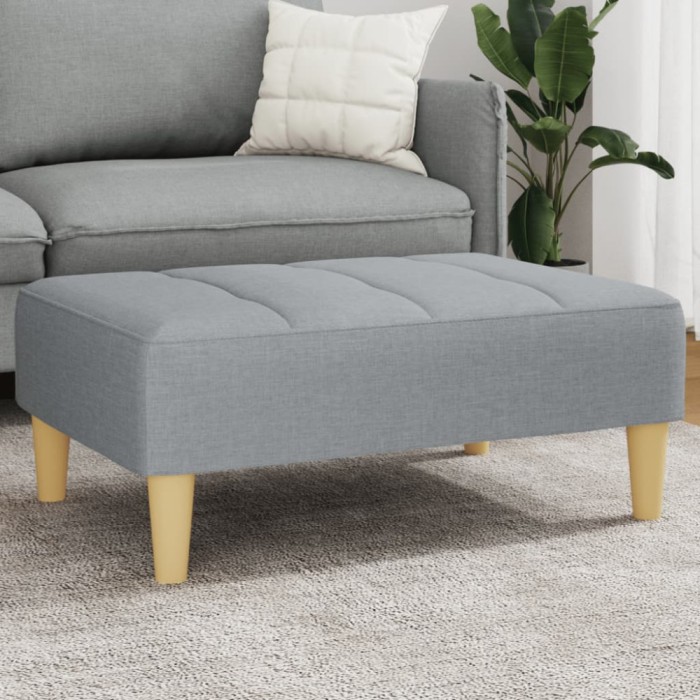 Gossi taburet, gri deschis, 77x55x31 cm, material textil