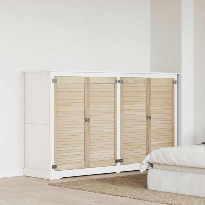 vidaXL Ușă de Dulap cu ușă 4 pcs natural 140.5 x 2.1 x 49.5 cm foto