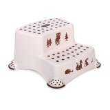 Inaltator dublu pentru baie, antiderapant, Lorelli (Model / Culoare: Hippo