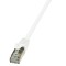 PATCH CORD FTP LOGILINK Cat6, cupru-aluminiu, 3 m, alb, AWG26, ecranat &quot;CP2061S&quot; (timbru verde 0.08 lei)