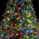Instalatie Craciun, 100 m, 1000 Led-uri ,Liniara, Multicolor, 8 jocuri de lumini, Transformator cu telecomanda, Interconectabila, Prelungitor 3 m incl, Flippy