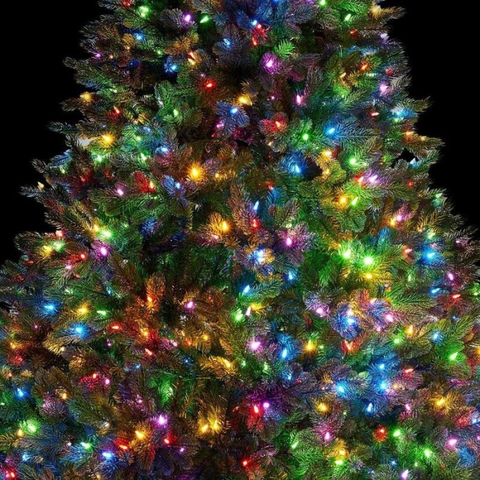 Instalatie craciun, 5 m, 50 led-uri ,liniara, rosu/albastru/rosu/verde, flash, transformator, interconectabila, prelungitor 5 m inclus, fir verde, fli