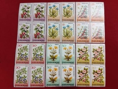 Romania 1993 - plante medicinale, serie neuzata de 4 foto