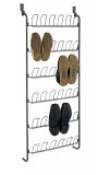 Cumpara ieftin Suport suspendabil pentru incaltaminte, Wenko, 18 perechi, 59 x 151 x 14 cm, metal, negru